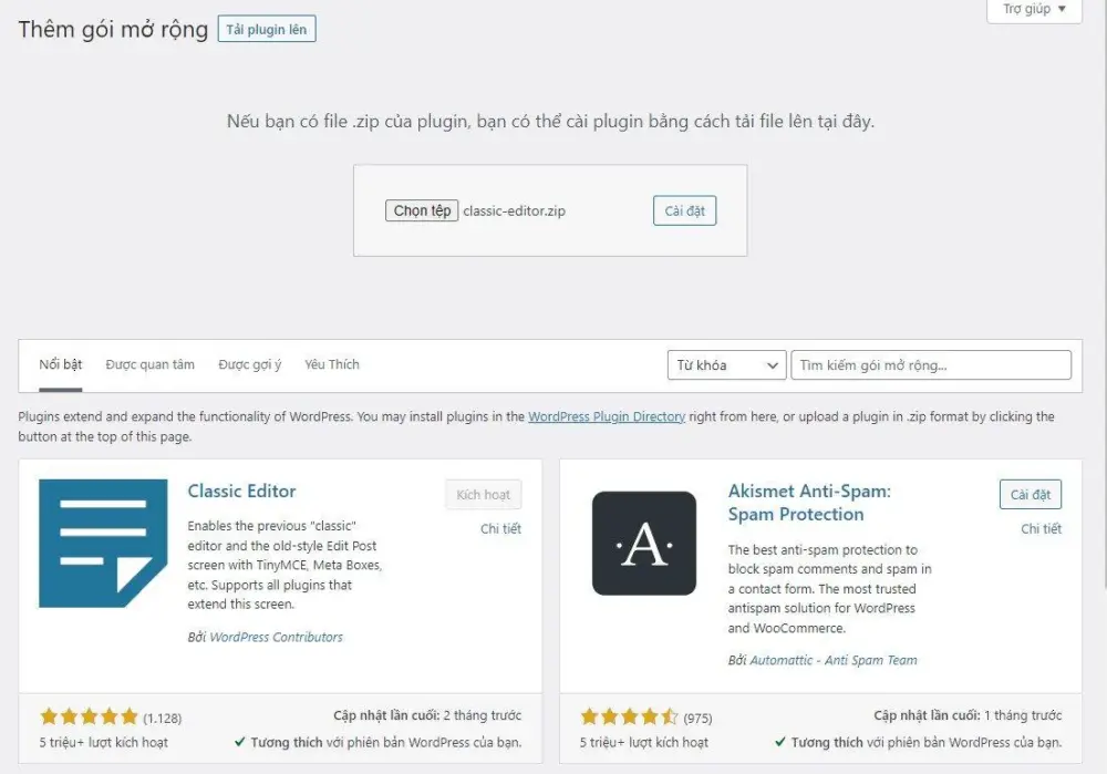 Hinh anh 2: Huong dan cai dat Plugin tren WordPress