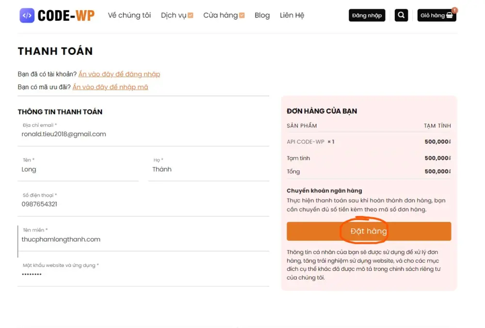 ung dung code wp 4