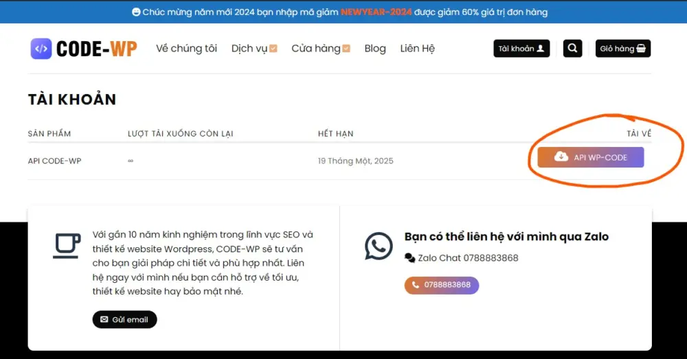 ung dung code wp 6