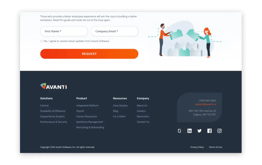 Co nen dat tu khoa duoi footer website khong?
